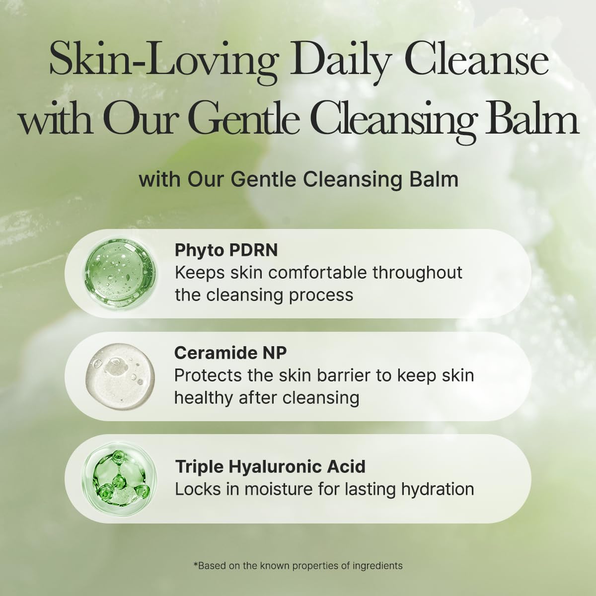 Pore Melt Phyto PDRN balm cleanser with ceramide and hyaluronic acid