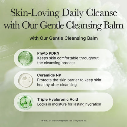 Pore Melt Phyto PDRN balm cleanser with ceramide and hyaluronic acid