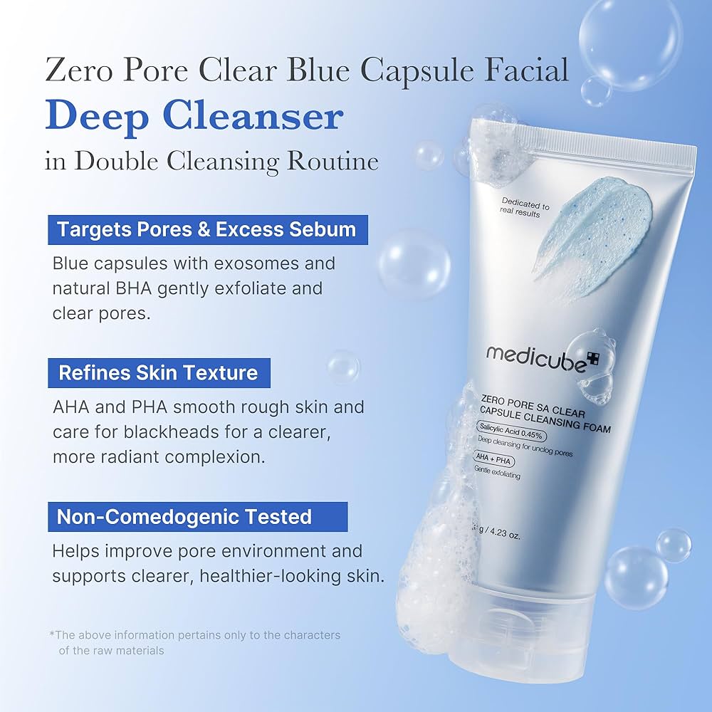 Pore care foam cleanser for acne-prone combination skin 