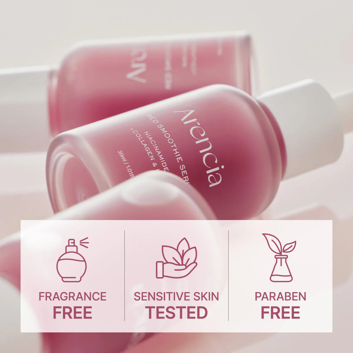 Red Smoothie Serum 8 for pores and firm-looking skin