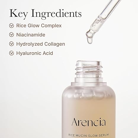 Rice Mucin Glow Serum with niacinamide and collagen
