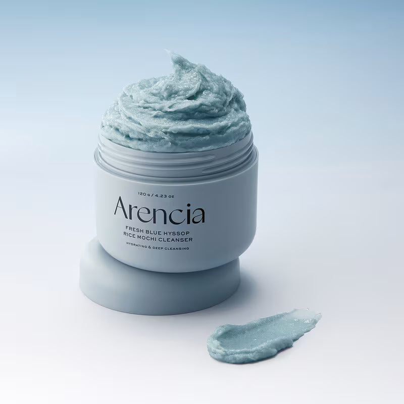 Rice mochi cleanser with bentonite clay and green tea
