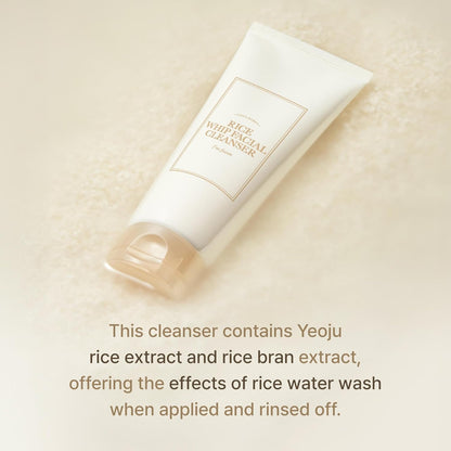 Rice whip foam cleanser for daily skincare - Glam Secret