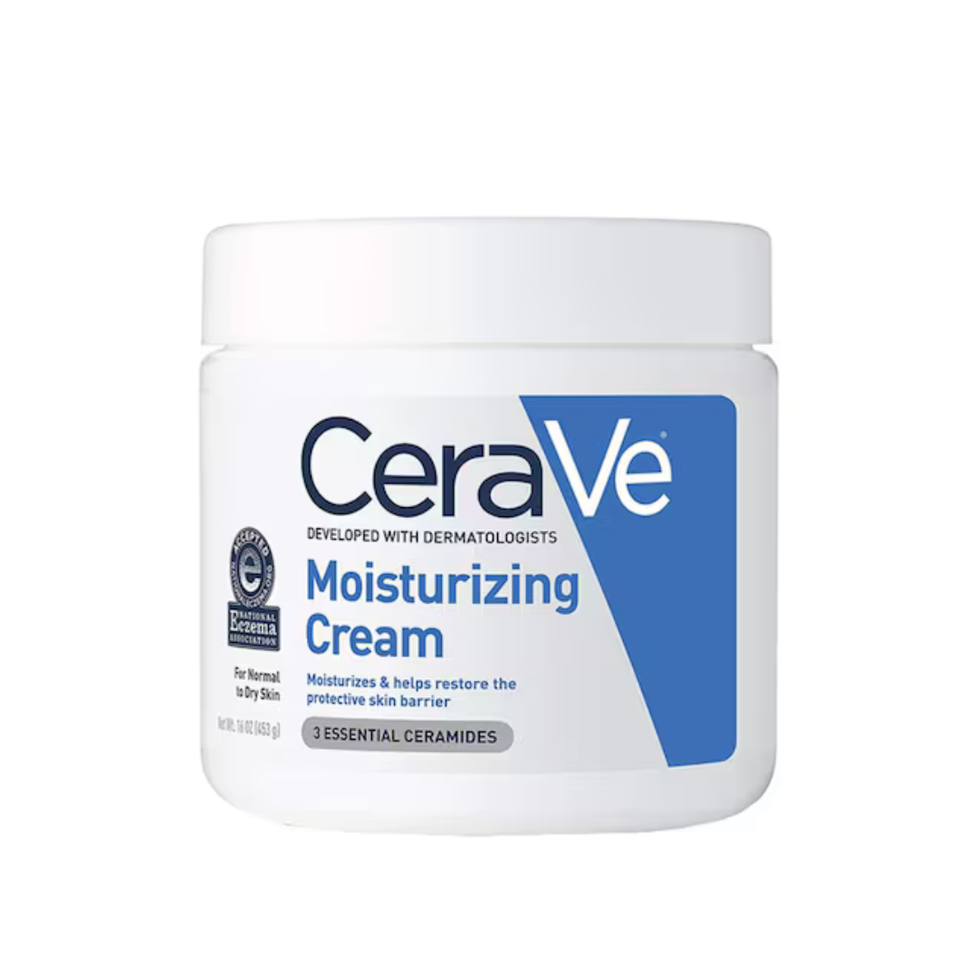CERAVE  Moisturizing Cream | 16 Ounce with Pump | Daily Face and Body Moisturizer for Dry Skin - Glam Secret