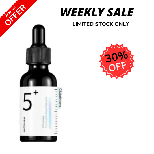 WEEKLY FLASH DEALS Numbuzin 5+ vitamin concentrated serum Brightening antioxidant 30ml