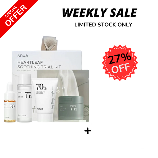 WEEKLY FLASH DEALS ANUA Heartleaf Soothing Trial Kit