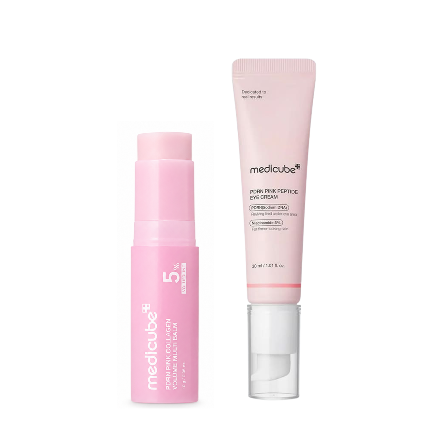 Medicube PDRN Pink Peptide Eye Serum and Collagen Volume Multi Balm Set