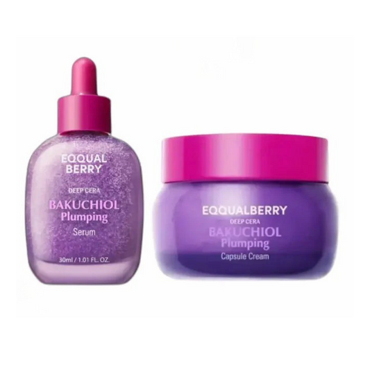 Eqqualberry Bakuchiol Plumping Serum & Cream Set