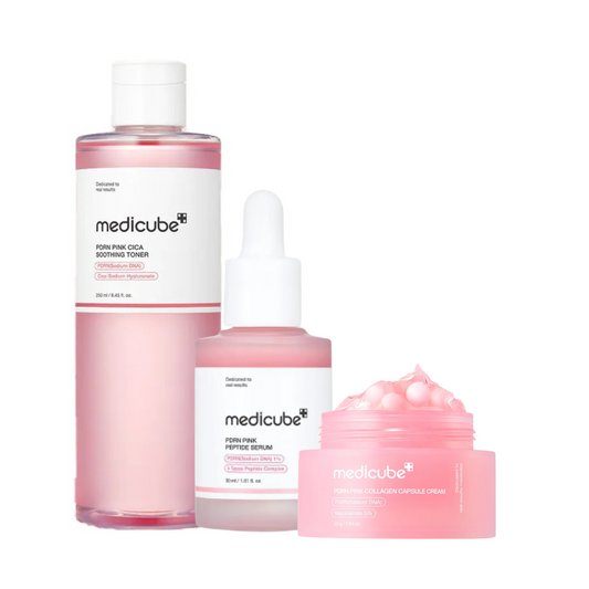 MEDICUBE PDRN Toner Serum and Cream Set - Glam Secret