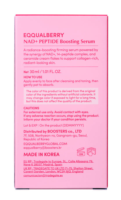 EQQUALBERRY Lush Blush NAD+ Peptide Boosting Serum - Glam Secret