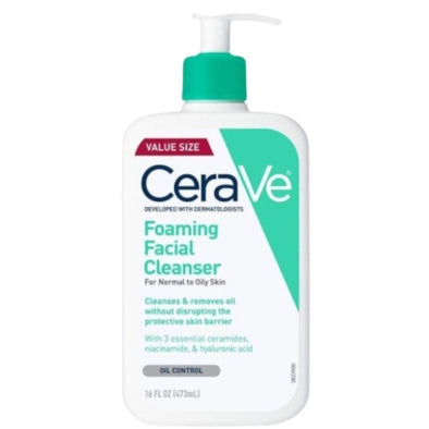 CERAVE Foaming Facial Cleanser Daily Face Wash for Normal to Oily Skin 473MLCleanserGlam Secret