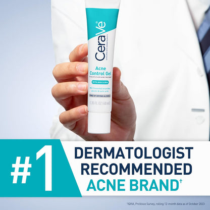 CeraVe Acne Control Gel 2% Salicylic Acid Acne Treatment - 40ml - Glam Secret