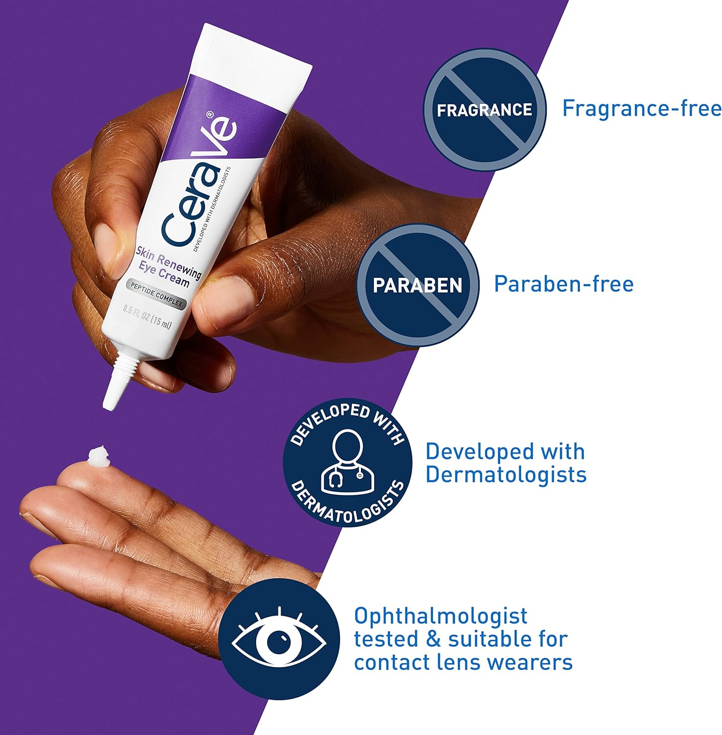 CERAVE Skin Renewing Eye Cream 15ML - Glam Secret