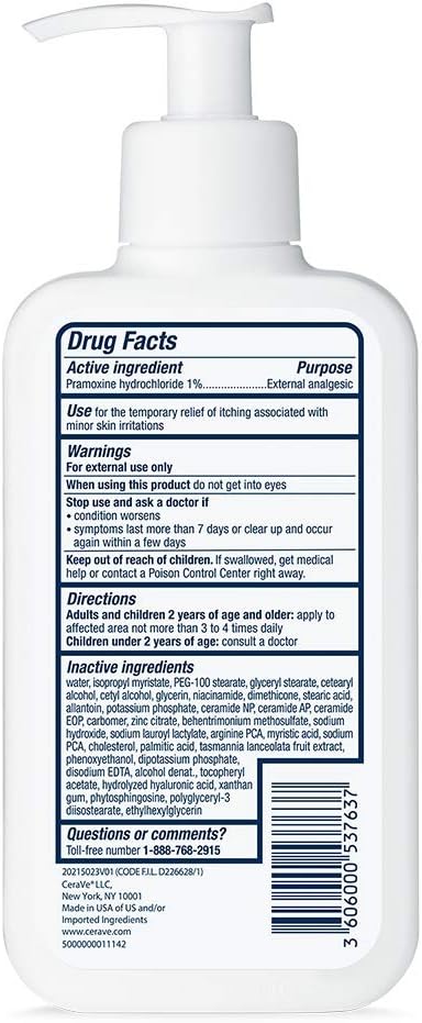 CERAVE Itch Relief Moisturizing Lotion 237ML - Glam Secret