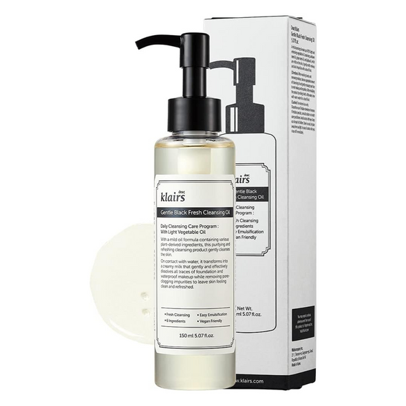 DEAR KLAIRS Gentle Black Deep Cleansing Oil 150ml - Glam Secret