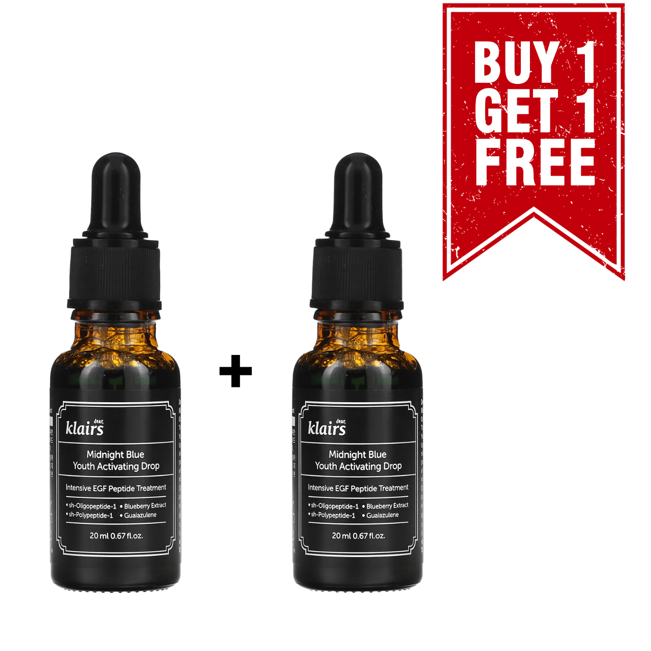 BUY 1 GET 1  DEAR KLAIRS Midnight Youth Serum - Glam Secret