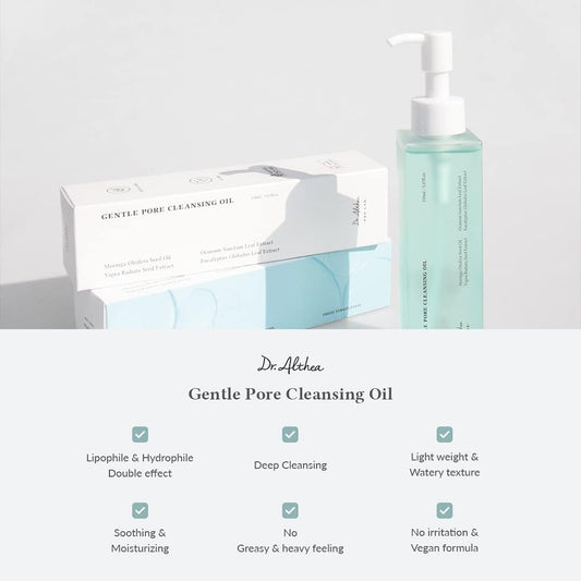 DR. ALTHEA Gentle Pore Vegan Cleansing Oil | Effective Deep Cleansing for All Skin Types - Glam Secret