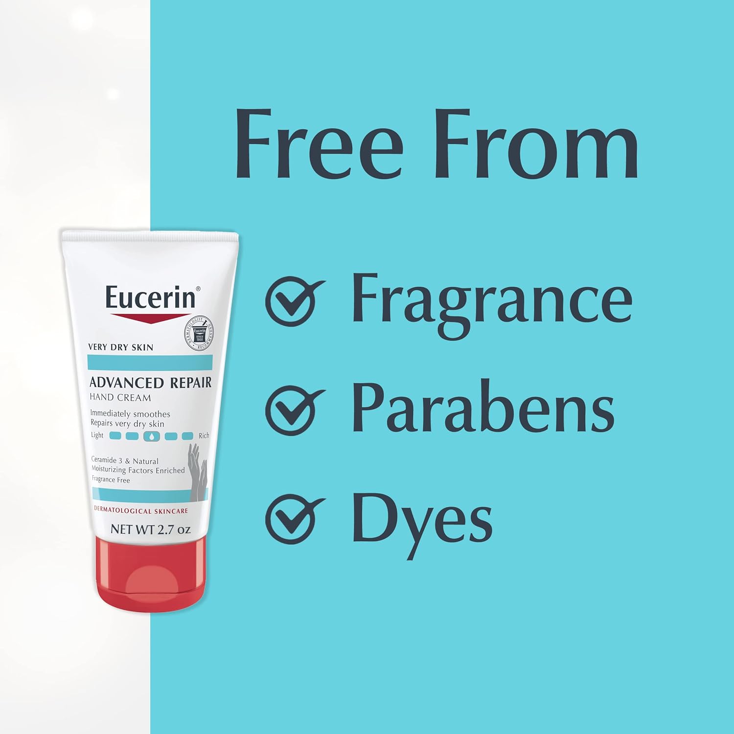 EUCERIN Advanced Repair Hand Cream for Very Dry Skin - Glam Secret