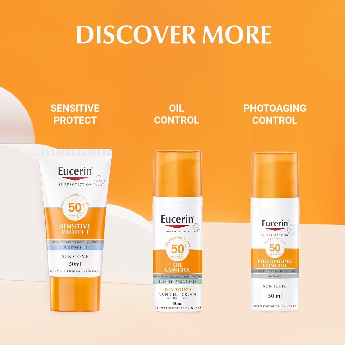 EUCERIN Sunscreen Hydro Protect Face Ultra Light Fluid SPF 50+ - Glam Secret