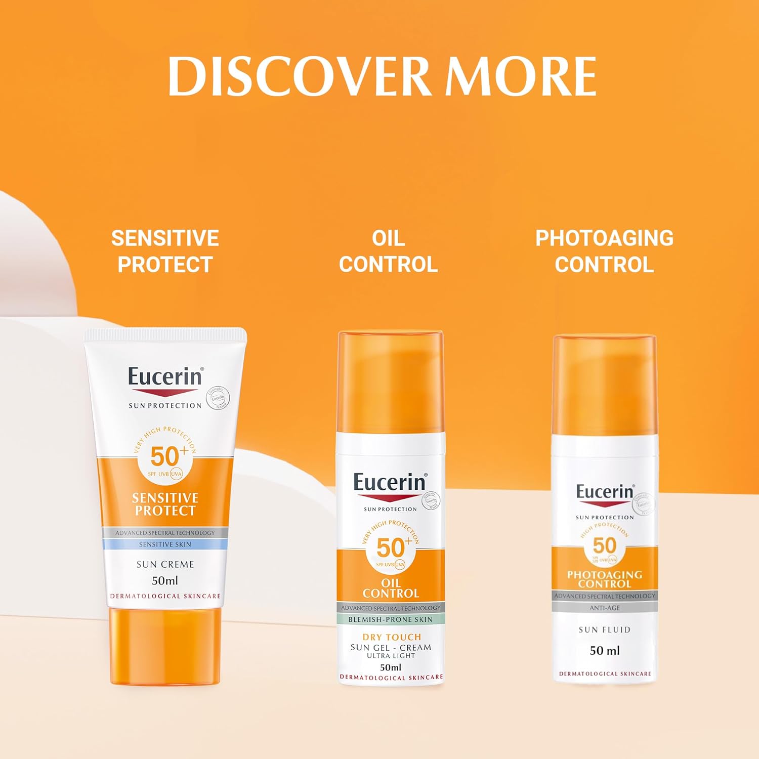EUCERIN Sunscreen Hydro Protect Face Ultra Light Fluid SPF 50+ - Glam Secret