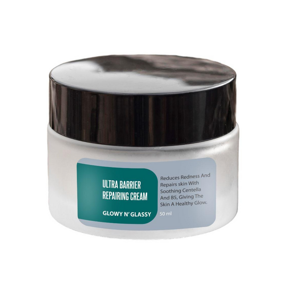 GLOW N GLASSY Ultra Barrier Repairing Cream | 50 ml | Intensive Moisturizing & Barrier-Strengthening Cream - Glam Secret