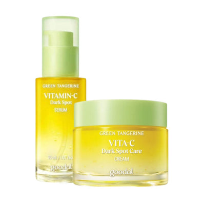 GOODAL Green Tangerine Vita - C Dark Spot Care Setcream and serumGlam Secret