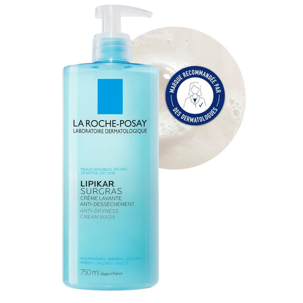 LA ROCHE POSAY Lipikar Surgras Creme Lavante Anti DessechementCream WashGlam Secret