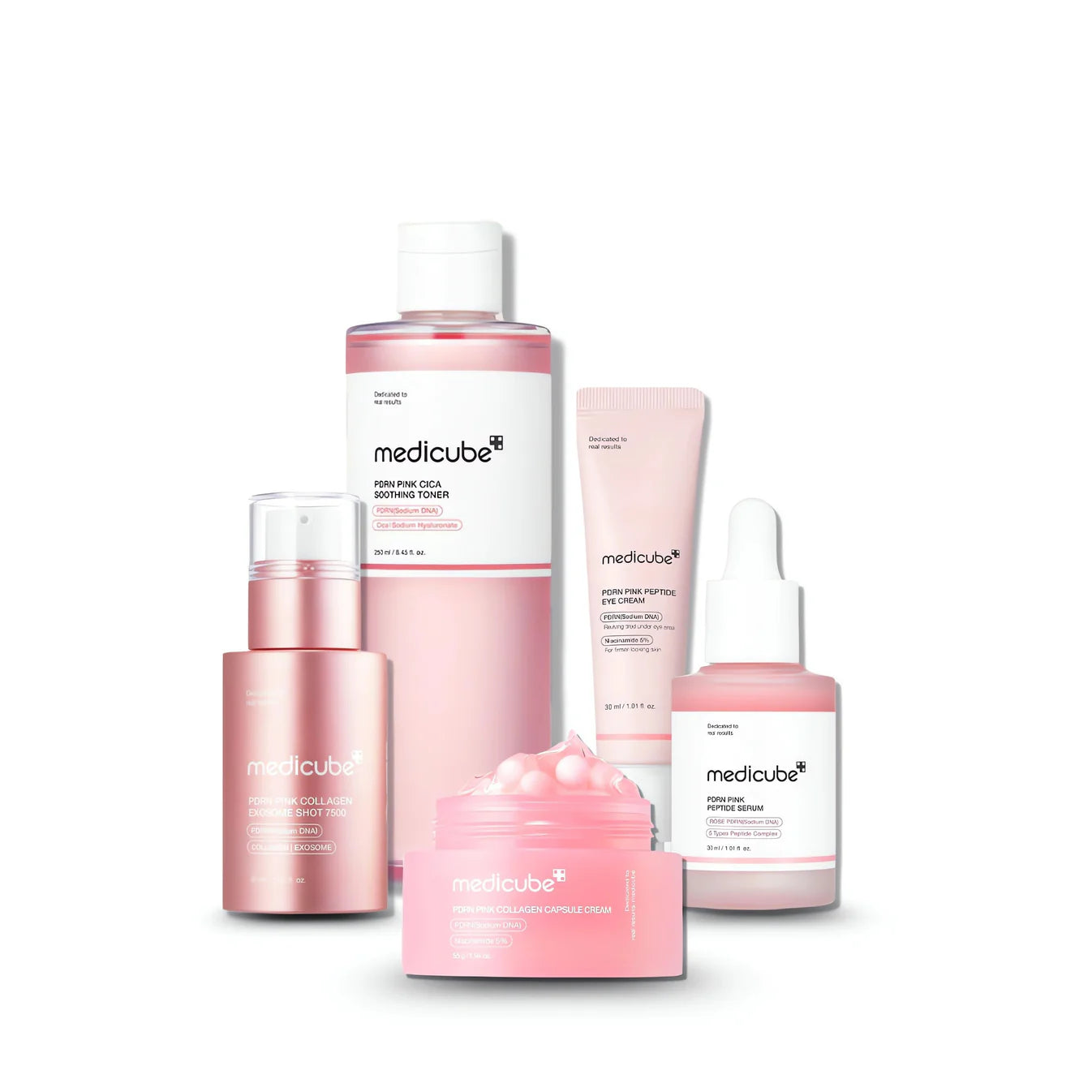 MEDICUBE PDRN Peptide Pink Shot Set - Glam Secret