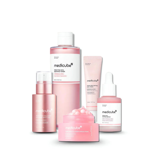 MEDICUBE PDRN Peptide Pink Shot Set - Glam Secret