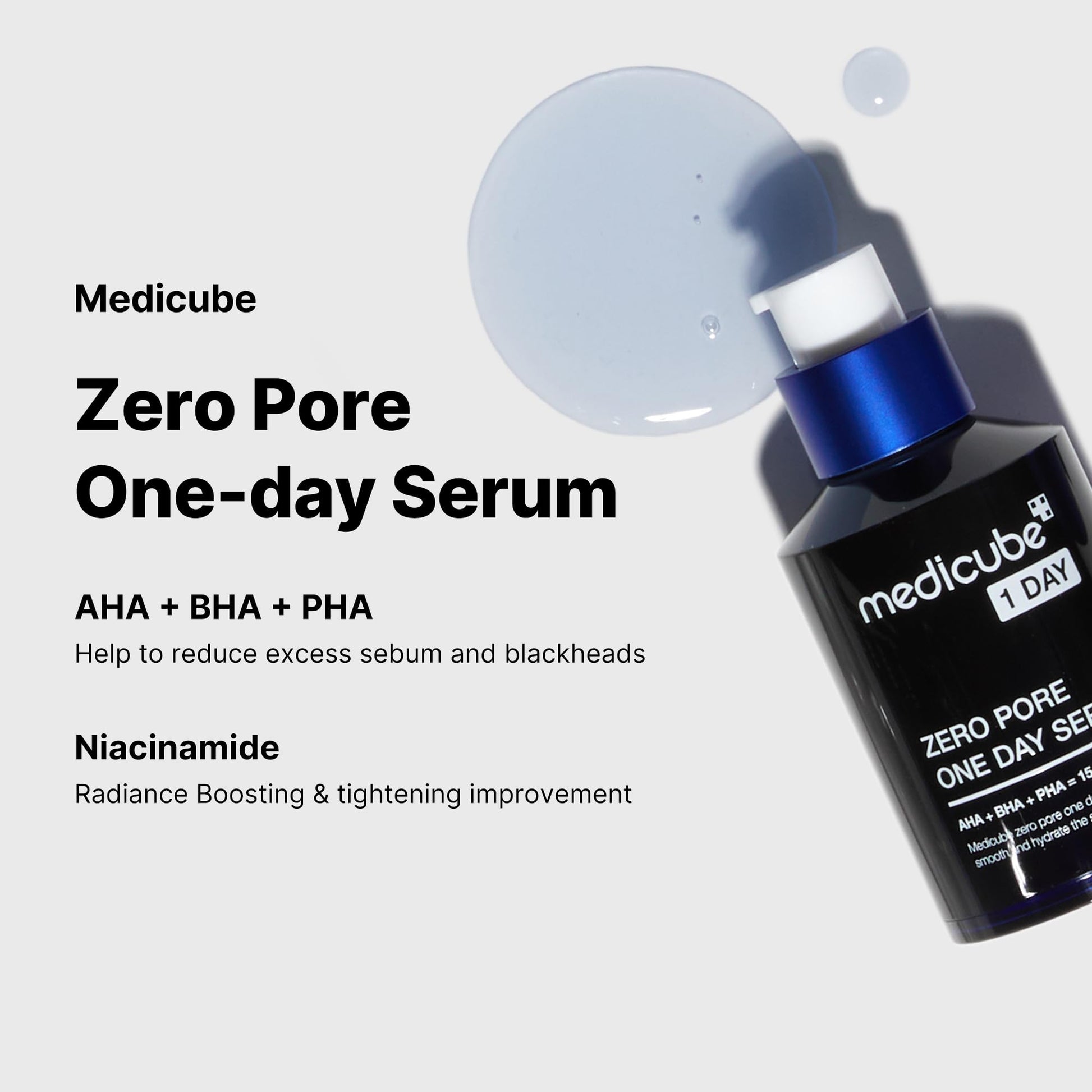 MEDICUBE Zero Pore One Day Serum - Glam Secret