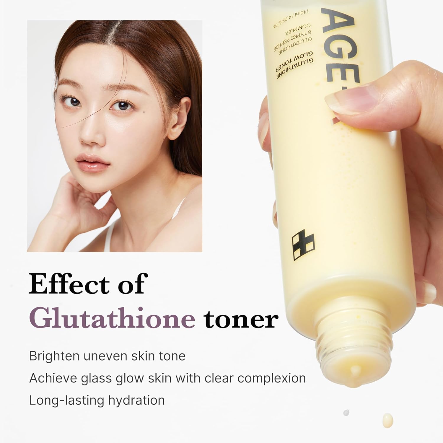 MEDICUBE Age-R Glutathione Glow Milky Toner - Glam Secret