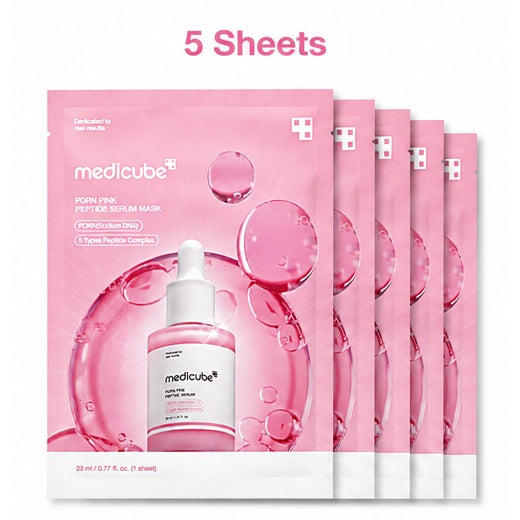 MEDICUBE Pink Peptide Serum Mask Korean Skincare