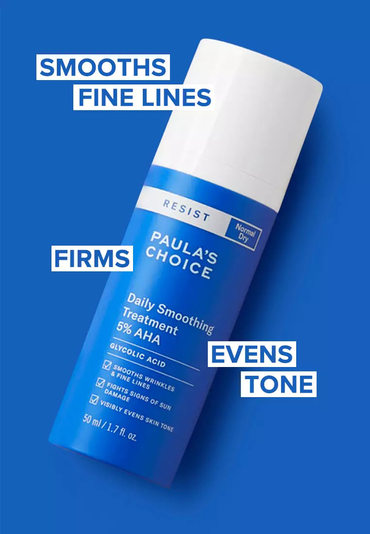 PAULA'S CHOICE Resist Daily Smoothing Treatment 5% AHA 50ML - Glam Secret