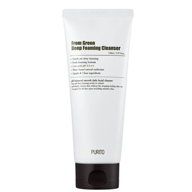 PURITO From Green Deep Foaming Cleanser 150ml - Glam Secret