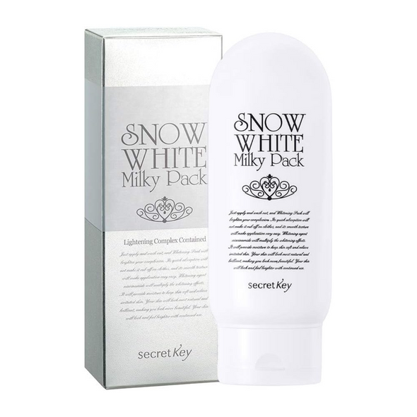 SECRET KEY Snow White Milky Pack | Instant Brightening & Skin Softening Pack - Glam Secret