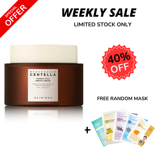 WEKKLY FLASH DEALS SKIN1004 Madagascar Centella Probio-cica Enrich Cream - Glam Secret