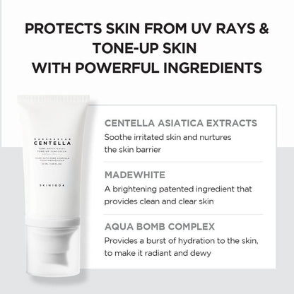 SKIN1004 Madagascar Centella Tone Brightening Tone-Up Sunscreen - Glam Secret