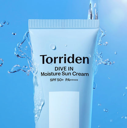 TORRIDEN Dive In Moisture Sun Cream SPF50+ PA++++ - Glam Secret