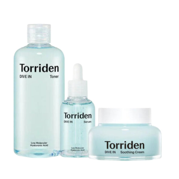 TORRIDEN Toner, Serum and Cream SetToner + Serum + CreamGlam Secret