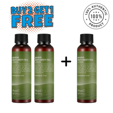 BUY 2 GET 1 FREE BENTON Deep Green Tea Lotion 120mlGreen Tea LotionGlam Secret