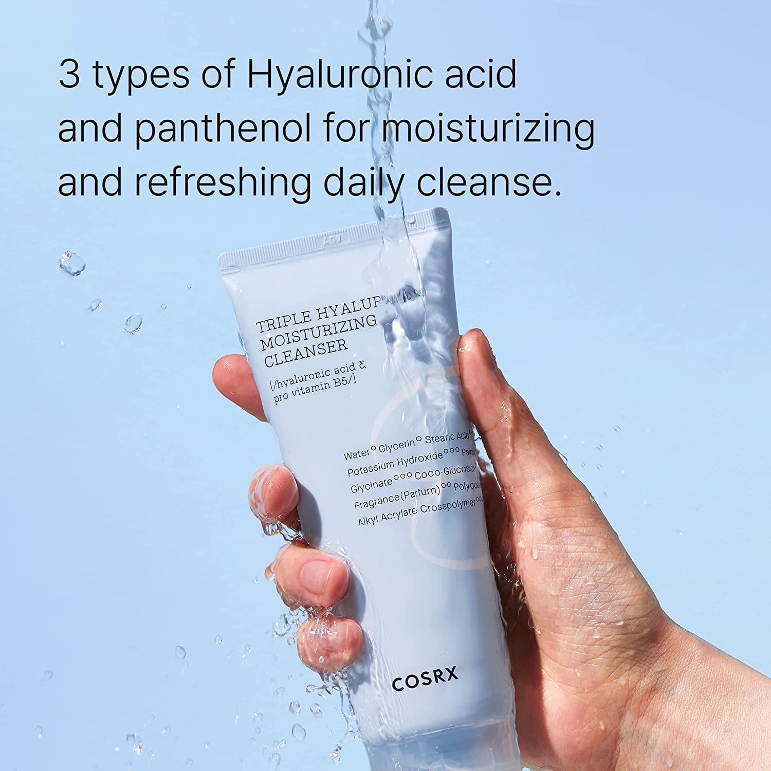 COSRX Hydrium Triple Hyaluronic Moisturizing Cleanser 150mlCleanserGlam Secret