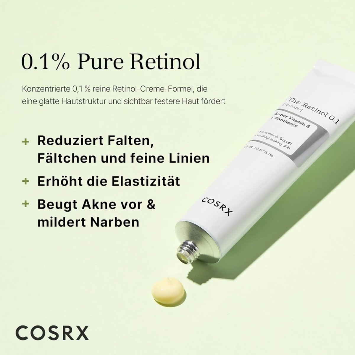 Cosrx The Retinol 0.1 Cream 20mlRetinol CreamGlam Secret