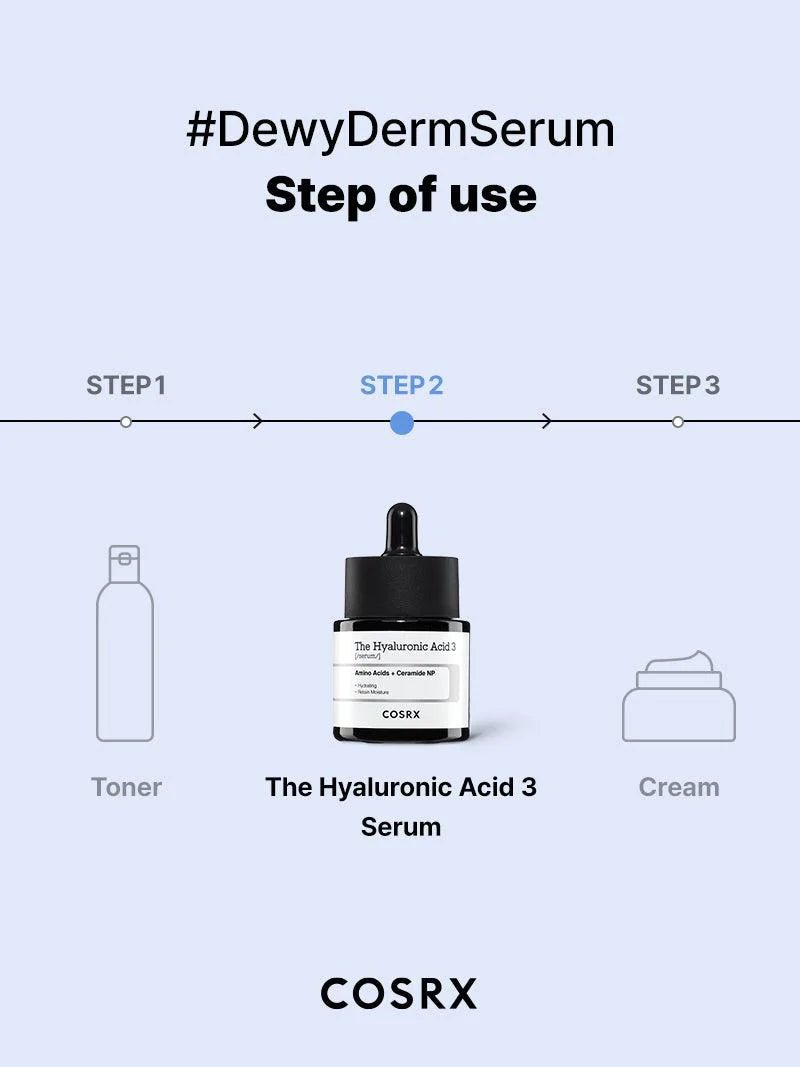 Cosrx the hyaluronic acid 3 serum 20mlSerumGlam Secret
