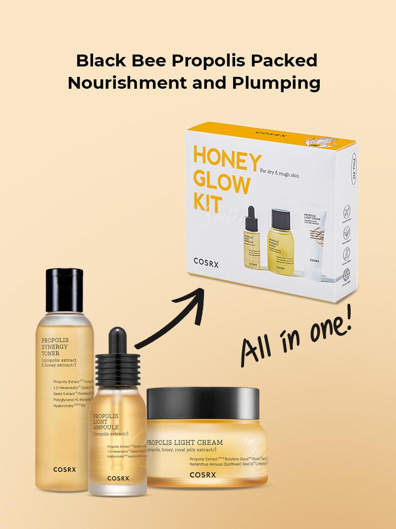 Cosrx Honey Glow Kit- 3 steptrial kitGlam Secret