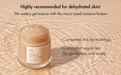 Dr. Ceuracle Vegan Kombucha Tea Gel Cream 75gCreamGlam Secret
