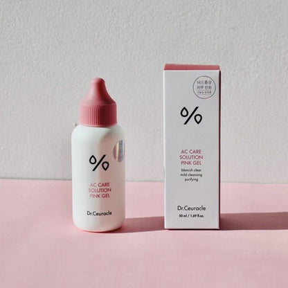 Dr Cauracle AC Cure Solution Pink Gel Acne Clear 50mlGel CreamGlam Secret