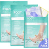 Foot Peeling Mask x 3DERMAL Foot Peeling Mask 2 Type 18g * 2 Masks (1 treatment)Glam Secret