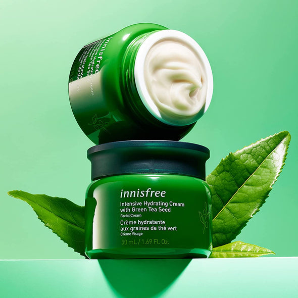 innisfree Green Tea Seed Intensive Hydrating Cream Face Moisturizer 50mlMOISTURIZERGlam Secret