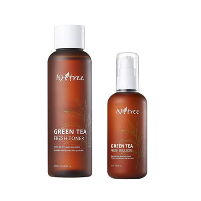 Isntree Green Tea Settoner and serumGlam Secret