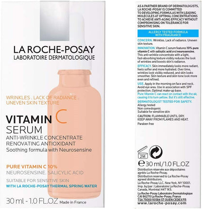 La Roche-posay pure vitamin c10 serum 30mlSerumGlam Secret
